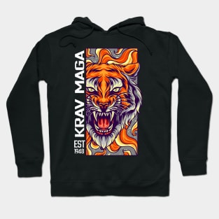 Killer Krav Maga Tiger Design Hoodie